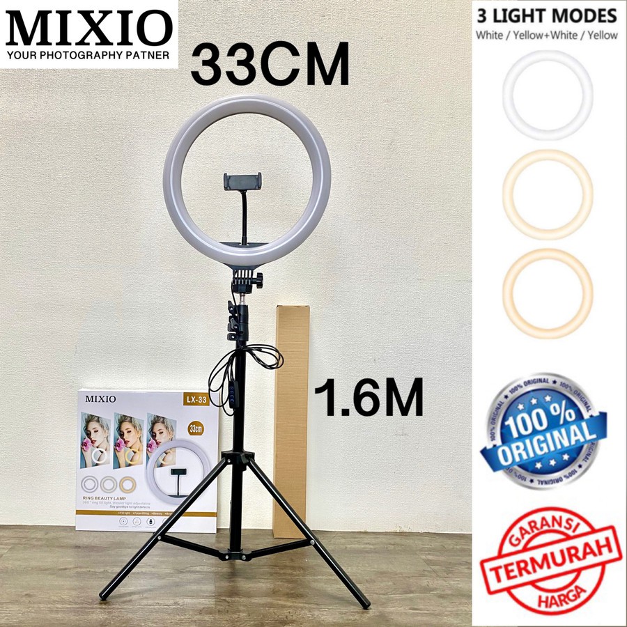 Ring Light 33cm + Light Stand Tripod 1.6M Selfie Vlogger Livestreamer