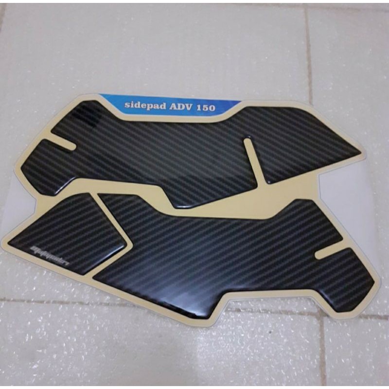 Stiker Sidepad pijakan kaki Honda ADV 150 resin premium