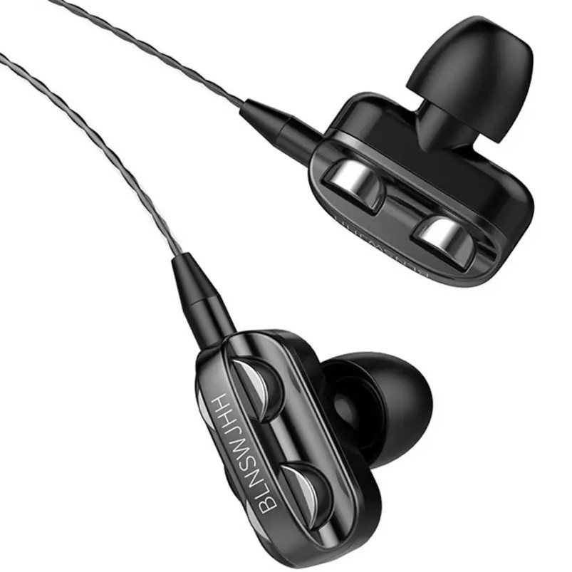 [COD] Headset Gaming Dual Hifi Stereo Bass Dengan Mic Untuk Android and Iphone 4D earphone