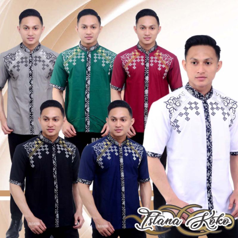 Koko Alibaba Pendek KOMBINASI KOKO MOTIF CATUR API