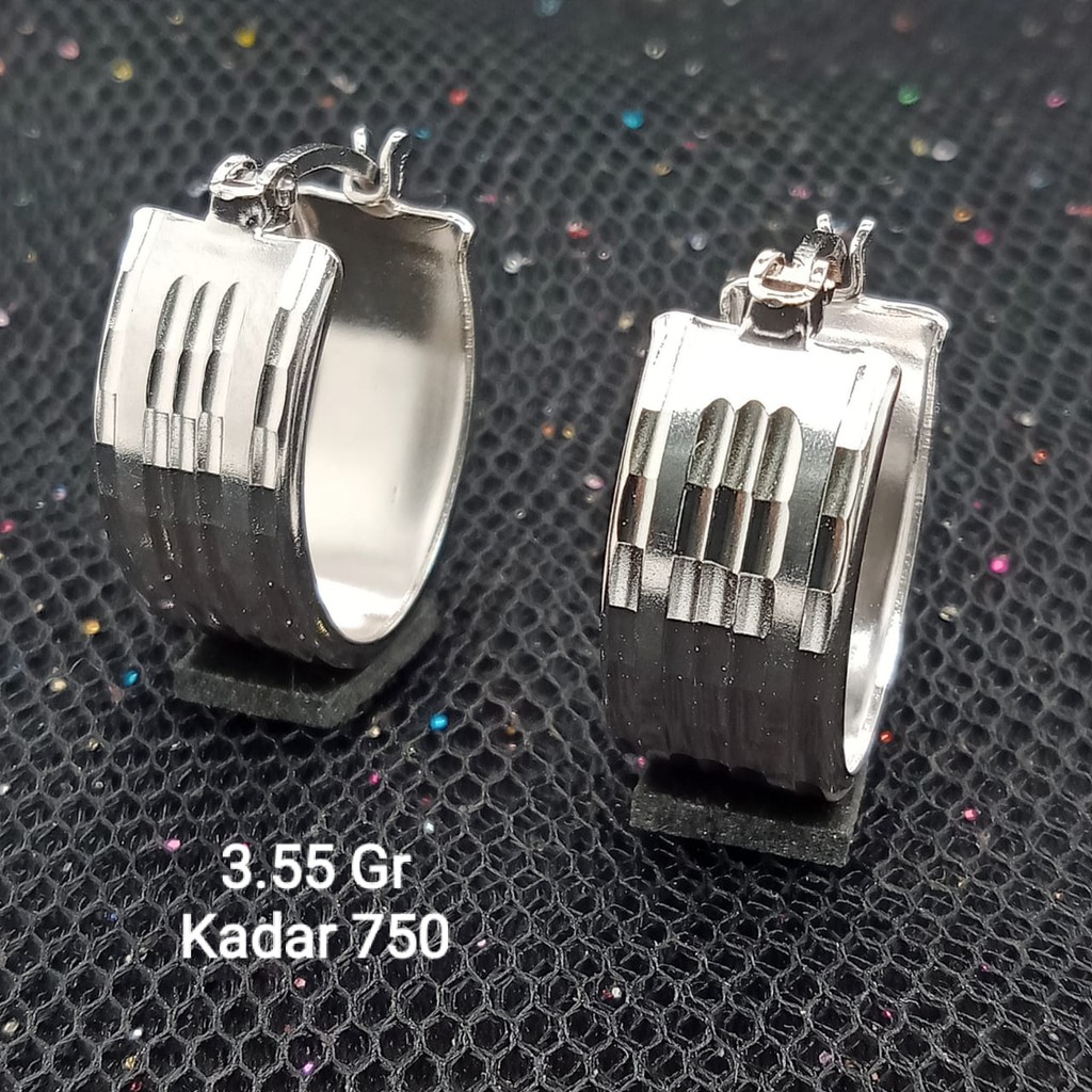 New Anting Emas 17 K - 3.55 gr Kadar 750 - 2577