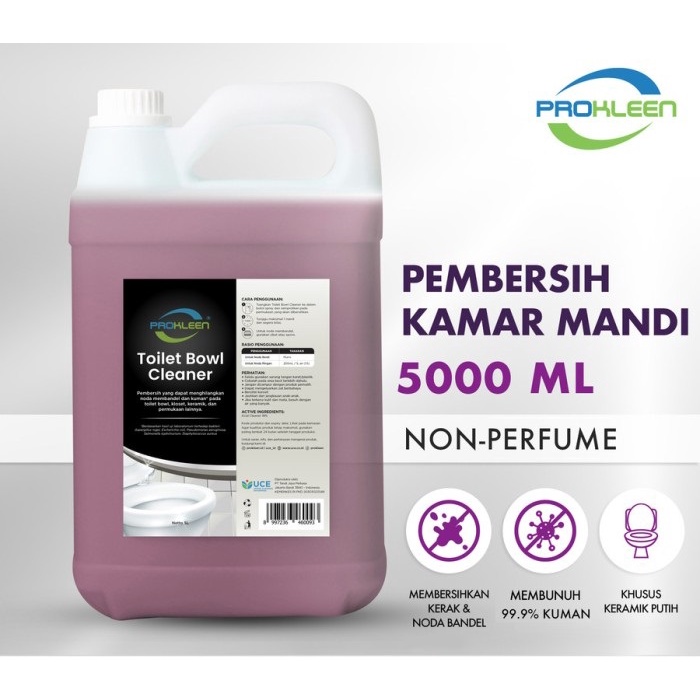 GOJEK GRAB PEMBERSIH KAMAR MANDI PROKLEEN Toilet Bowl Cleaner 5 Liter