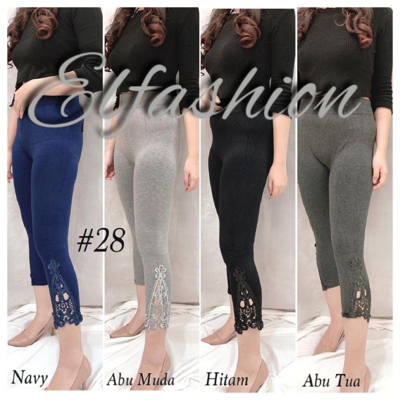 Elfashion Premium Legging 7per8 Renda 24