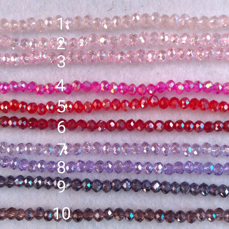 Kristal 4mm per Renteng