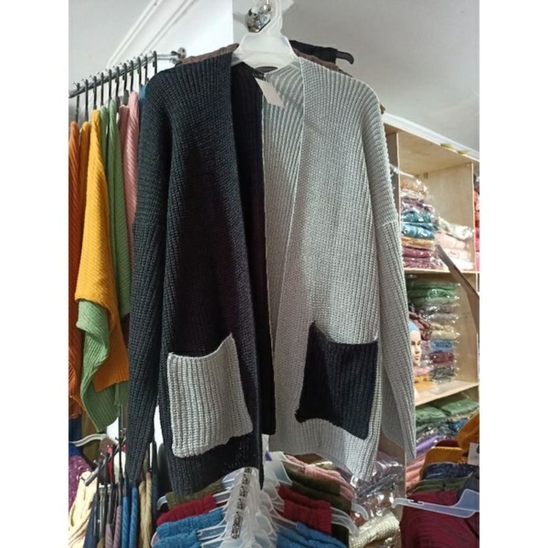 Oversized Cardigan Basic Lavella Colour Combination Premium