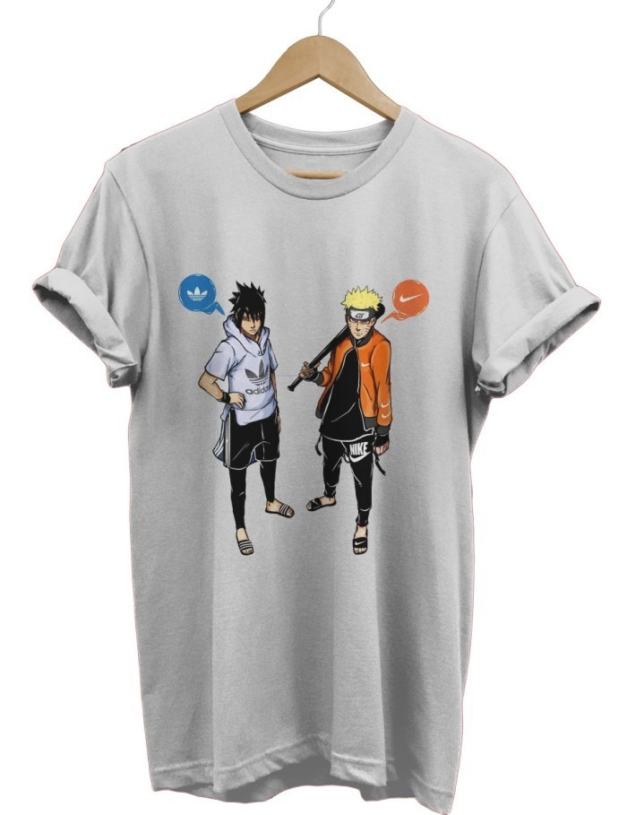 KAOS TSHIRT NARUTO SASUKE HYPEBEAST KATUN COMBED 30S hype