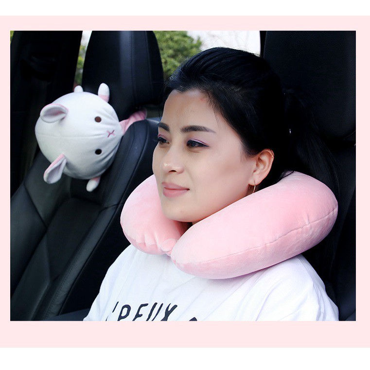 Bantal Kepala Bantal Leher 2 in 1 Transformation Head Rest