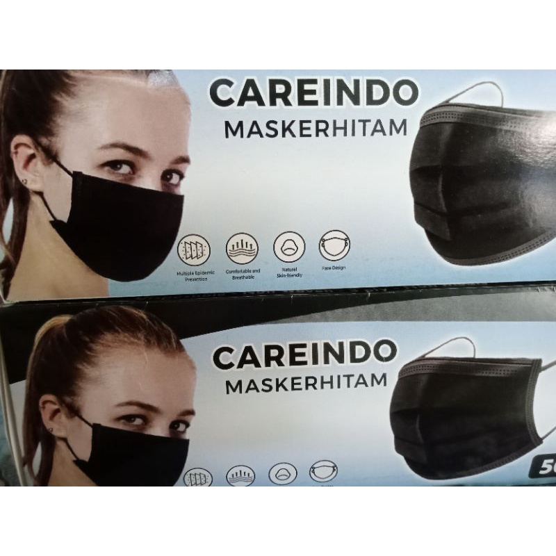 CAREINDO MASKER HITAM