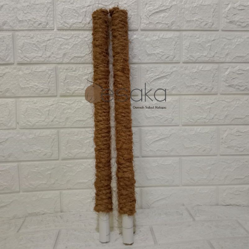 stik penyangga 50cm (paralon+tali) janda bolong aglonema phillodendron pipa lilit tali sabut kelapa turus rambatan tanaman penyangga tanaman by oesaka