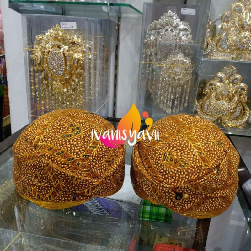 Blangkon Pengantin Prodo SOLO/ SUNDA, Motif Sido Mukti