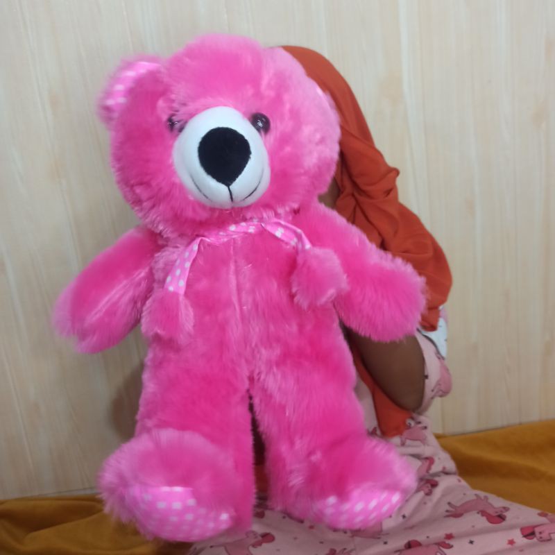 boneka Teddy bear syal M MURAH 38CM