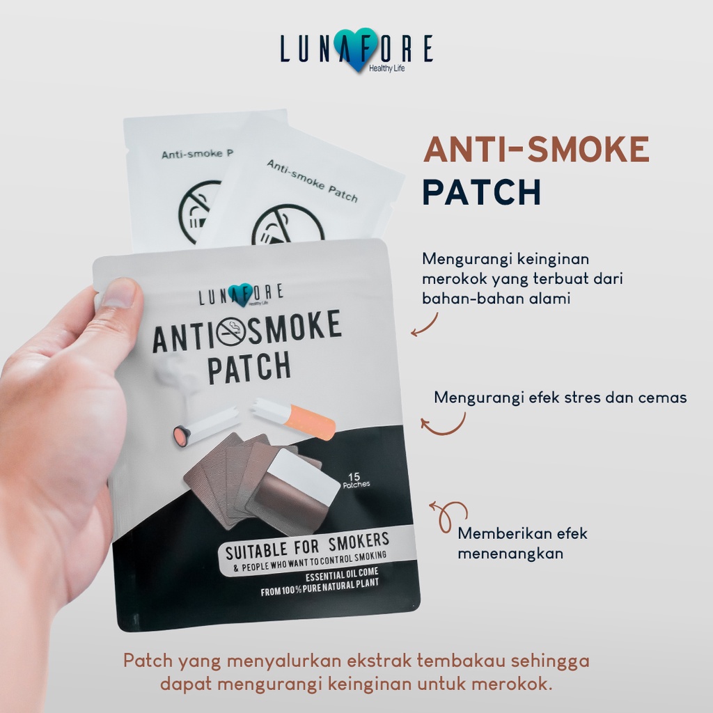 Anti Smoke Patch - Lunafore - Berhenti Merokok