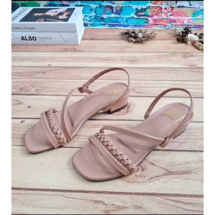 ABBUSHOES Yf 14 hak tahu tali kepang naura 3cm