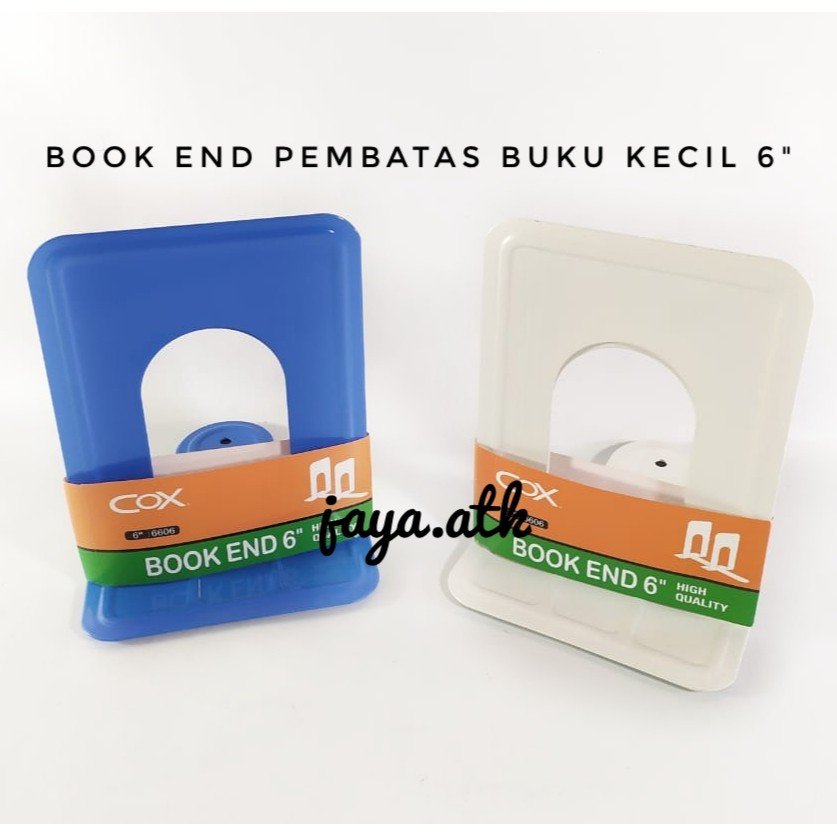 PEMBATAS BUKU BESI BOOK END PEMBATAS BUKU BESI KECIL 6&quot; PENAHAN BUKU BESI BOOK STAND PENYANGGA BUKU