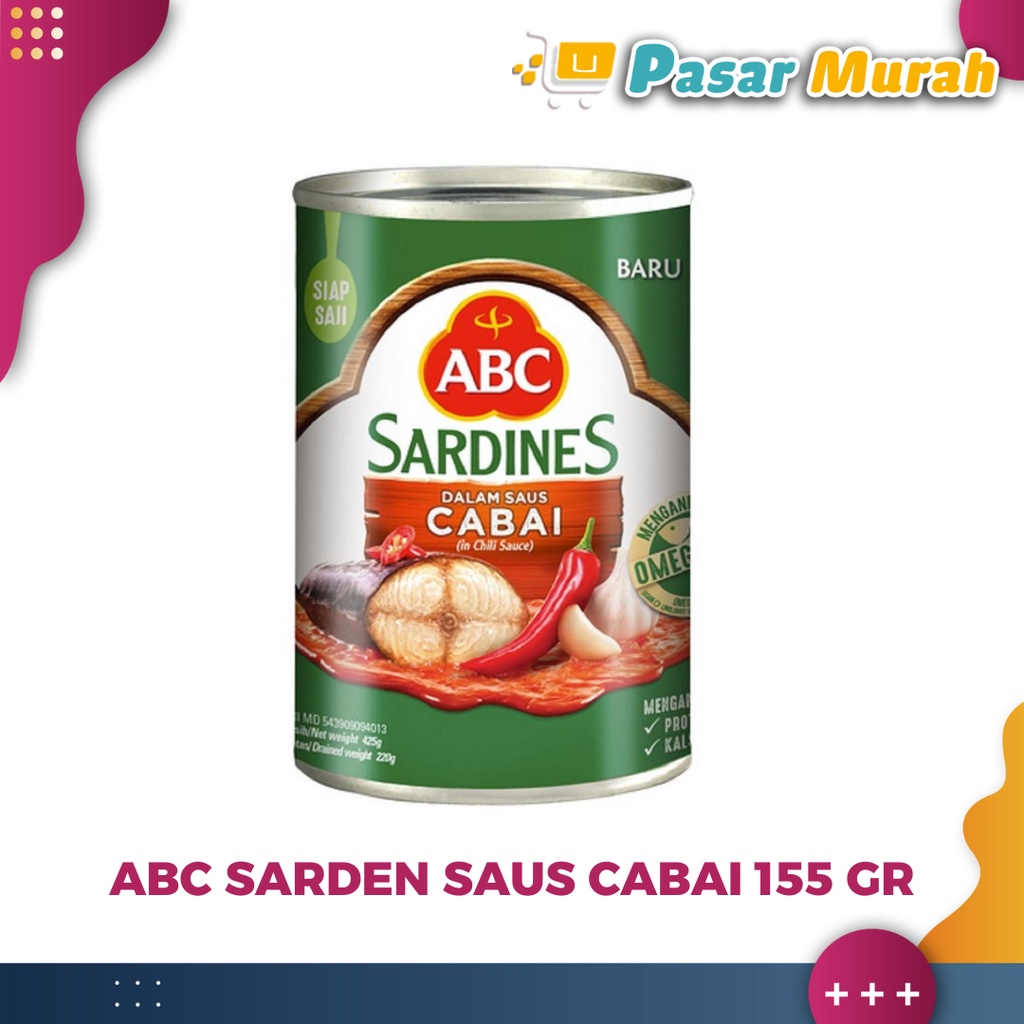 

ABC Sarden Saus Cabai 155 Gram