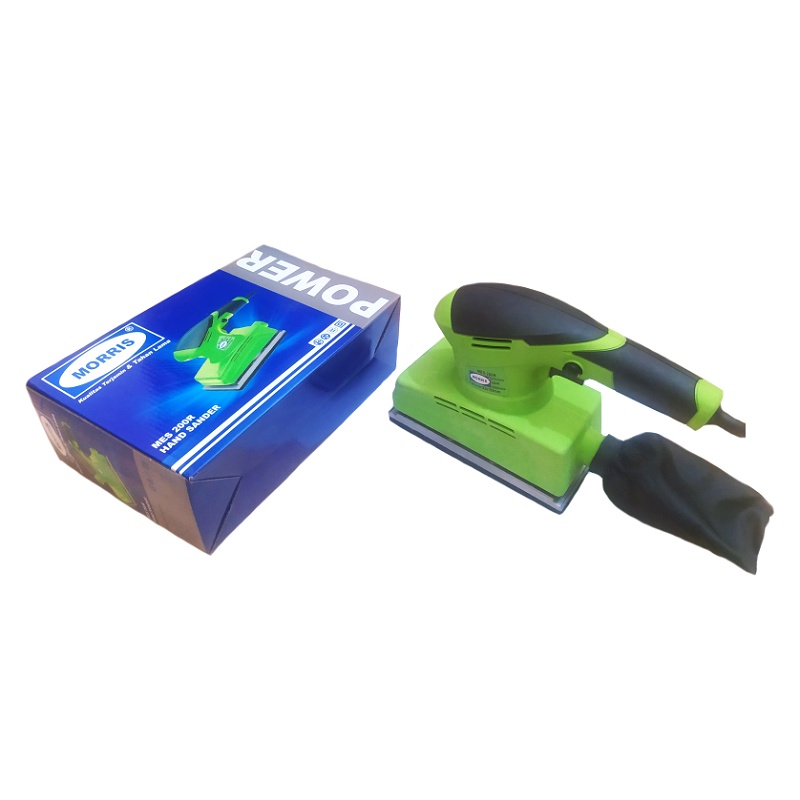 MORRIS Mesin Sander Mesin Amplas Listrik - Electric Orbital Sander MES - 200R Mesin Amplas Kayu Listrik