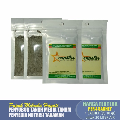 Pupuk Hayati Enpstar Pupuk Kocor Kemasan Sachet / Pupuk Tanaman Sayuran / Pupuk Penyubur Tanaman Org