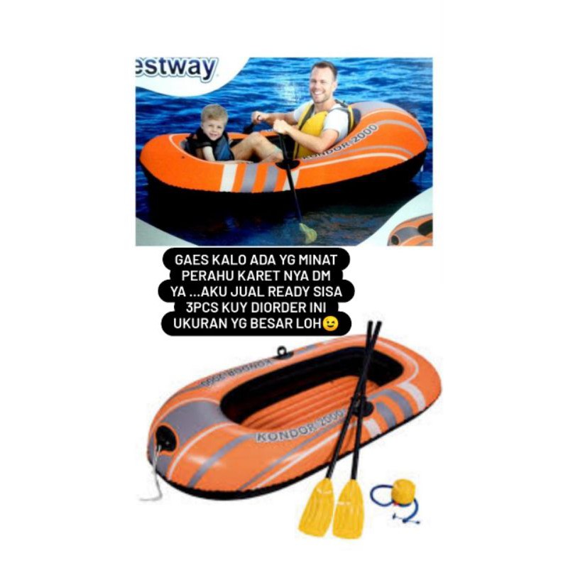 Jual Full Bonus Perahu Karet Bestway Kondor Raft