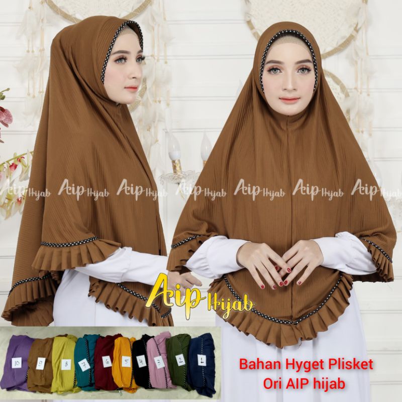 BERGO PLISKET JUMBO ORI AIP HIJAB
