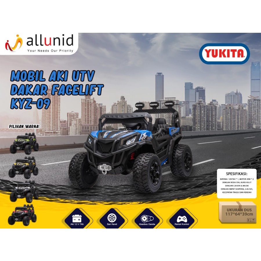 Mainan Anak MOBIL AKI UTV Dakar Facelift - KYZ 09