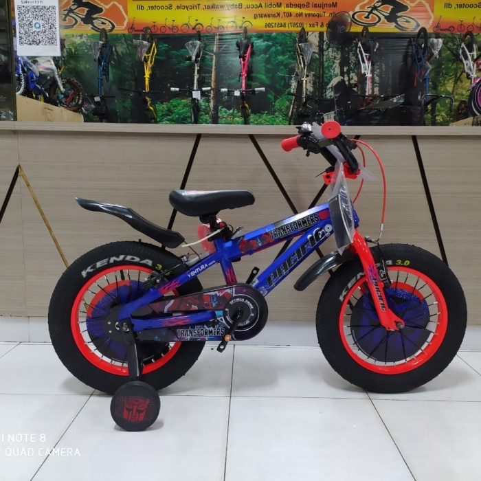sepeda bmx 16inch Pacific Transformer ban besar