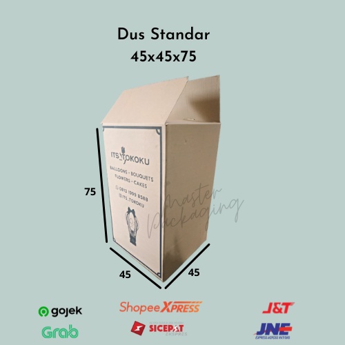 

Kardus/Dus Standar/Box Ballon BFlute uk.45x45x75 Ada Sablon