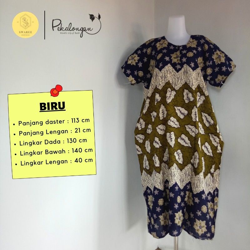 Daster Busui Jumbo Rayon Batik Pekalongan Baju Daster Murah Bisa Pilih Warna