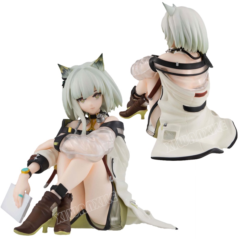 Mainan Action Figure Anime Arknights Kal 'Tsit F: Nex Mie Stopper Bahan Pvc 10cm Untuk Hadiah