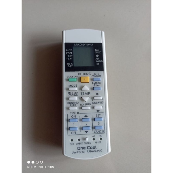 Remot Ac Remot kontrol ac panasonic