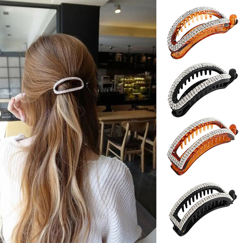 Korean Version Hair Accessories New Hollow Horsetail Hairclip Ladies Fashion New Headwear