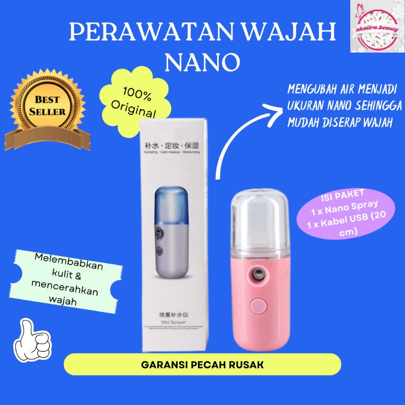 Nano Spray Sprai Sepray Spary Wajah Mini Ori Murah Gratis Ongkir