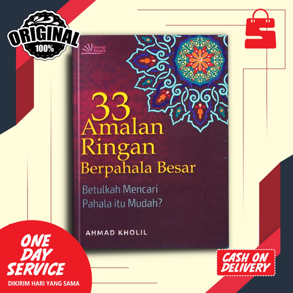 BUKU MOTIVASI ISLAM 33 AMALAN RINGAN BERPAHALA BESAR