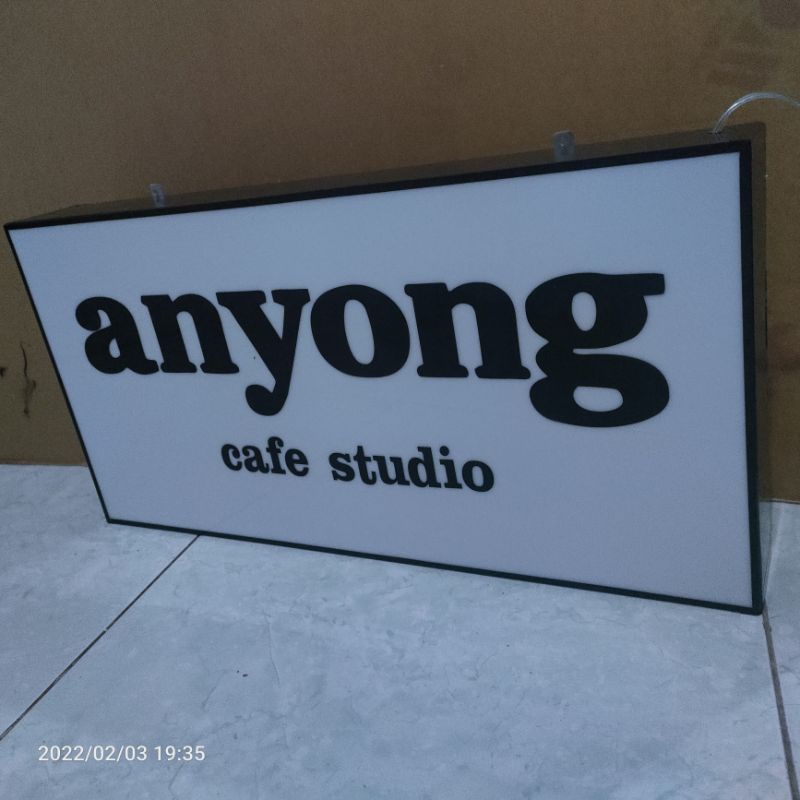 

NEON BOX 25*50Cm full akrilik