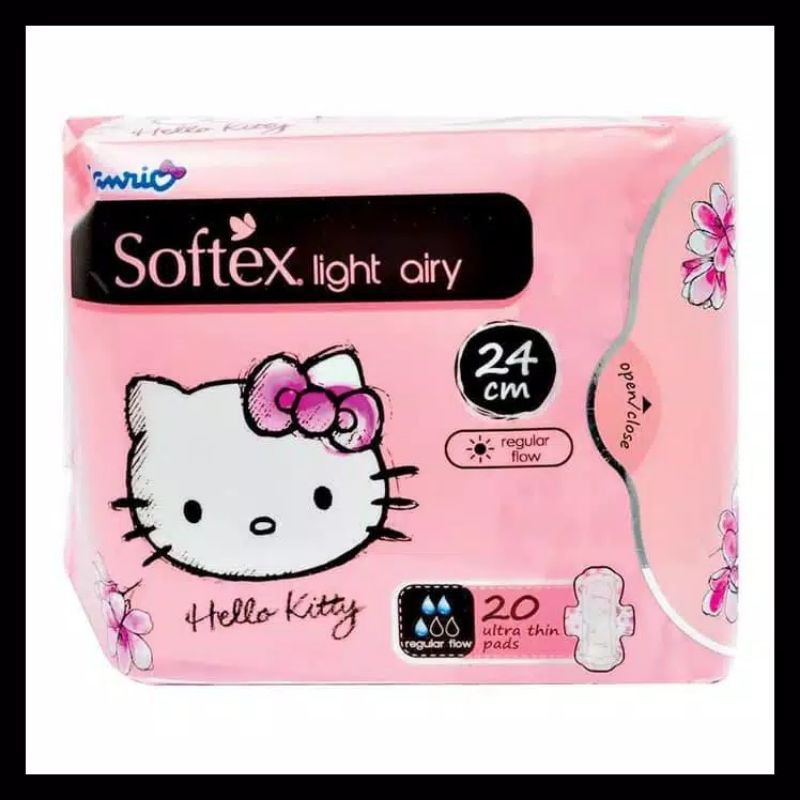 Softex Light Airy 24 cm Hello Kitty