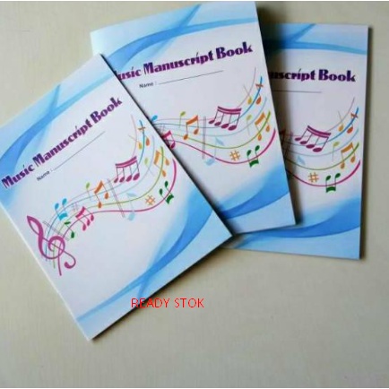 

➰READY PROMOO MURAH !!!! ➰ Buku tulis musik garis lima / buku garis paranada / manuscript book music book