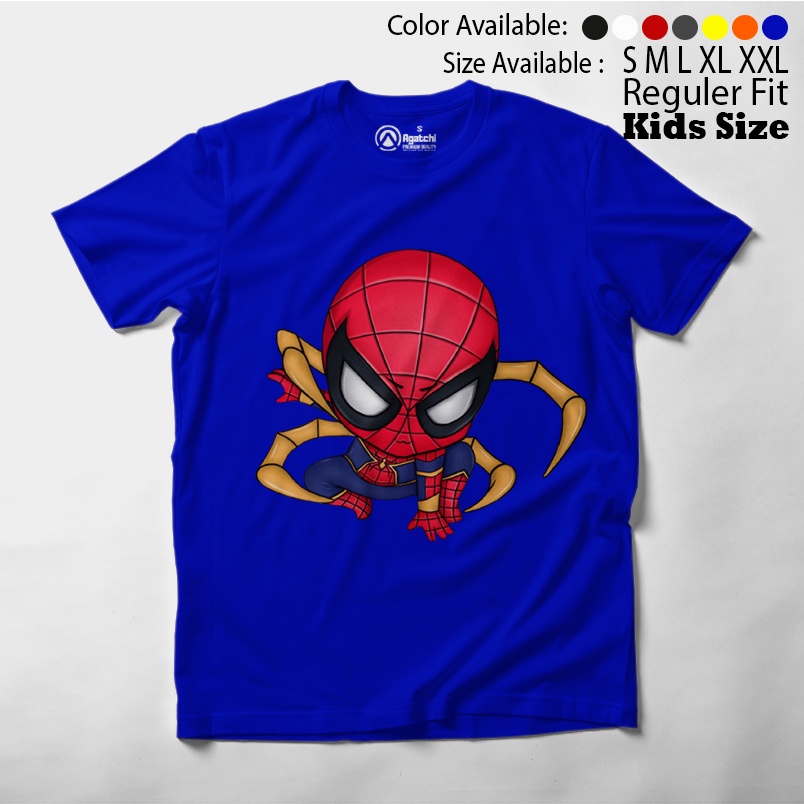 Baju Anak / Kaos Atasan Anak / Kids T Shirt Baby Marvel Chibi Kawaii Spiderman