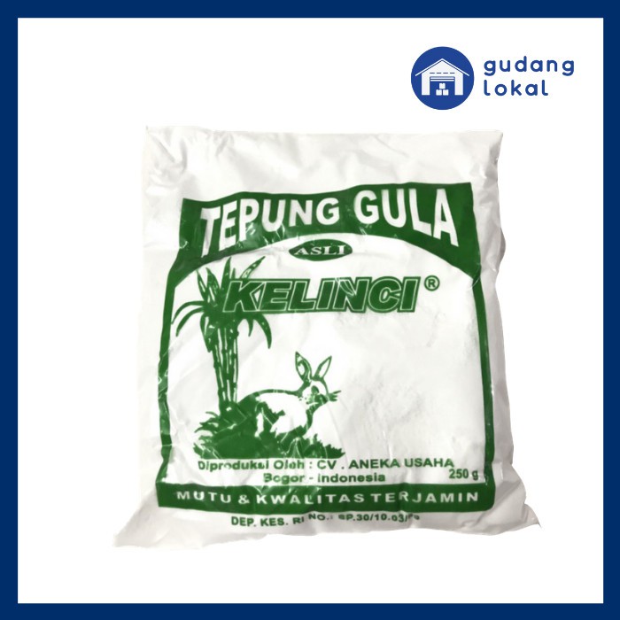 

Tepung Gula Kelinci 250Gr