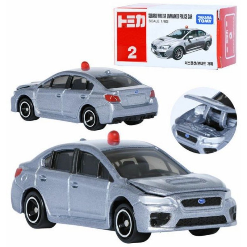 Tomica Reguler 2 SUBARU WRX S4 UNMARKED POLICE CAR TAKARA TOMY