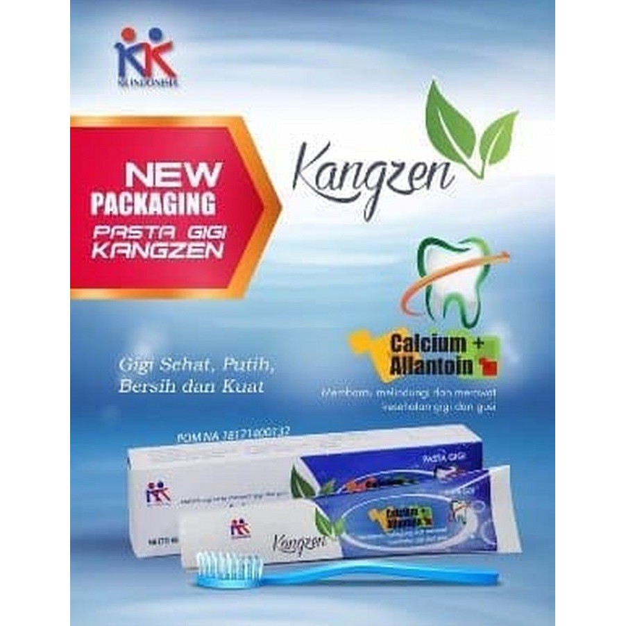 Kangzen Tooth Paste Pasta Gigi Odol Gigi herbal alami