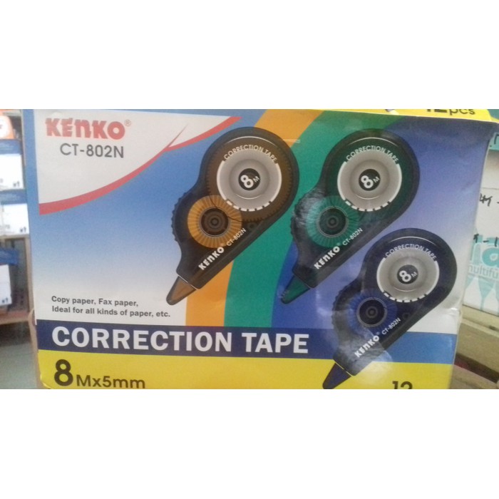 

Refill Tipex Tombow - Correction Tape - Tipex Kenko Correction Tape Tipe Kenko Ct - 802N Produk