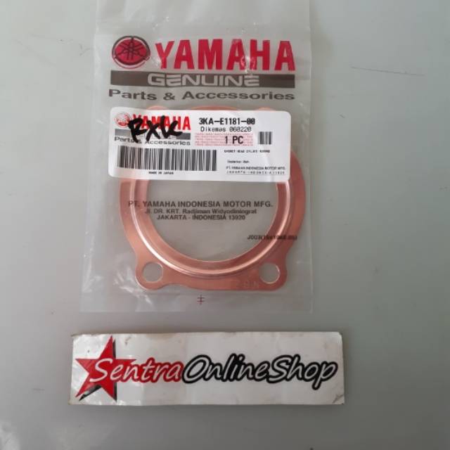 paking perpak gasket cylinder head atas rxk rx k rx king original ygp 3kae118100