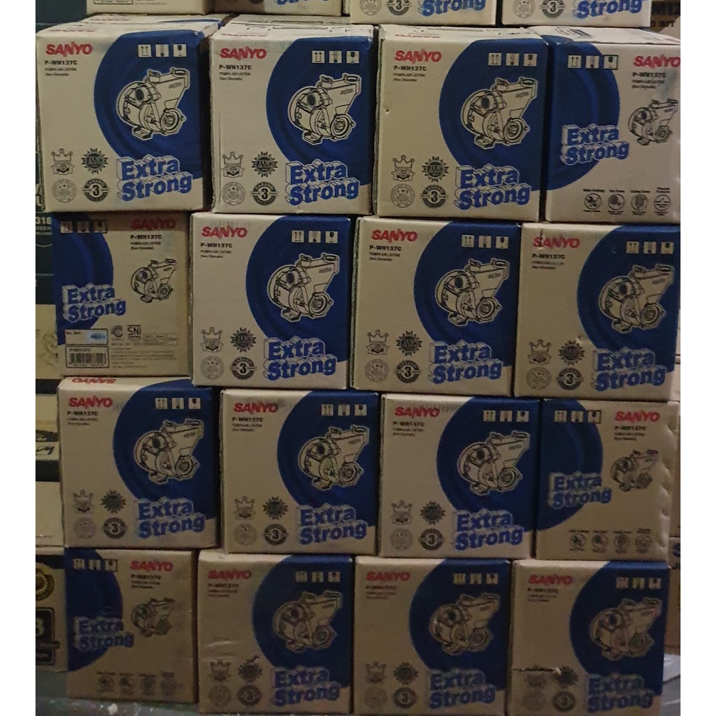 Sanyo Pompa air Sumur Dangkal Non Auto Otomatis PWH 137 C / PWH-137 C/ PWH137C
