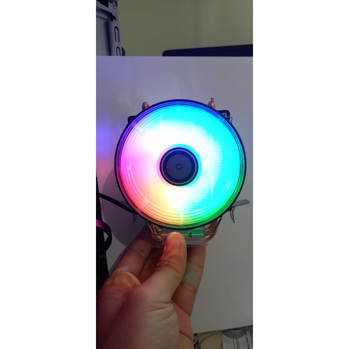 Proccessor Fan 4led warna A100+ (support LGA 775 and 115x)