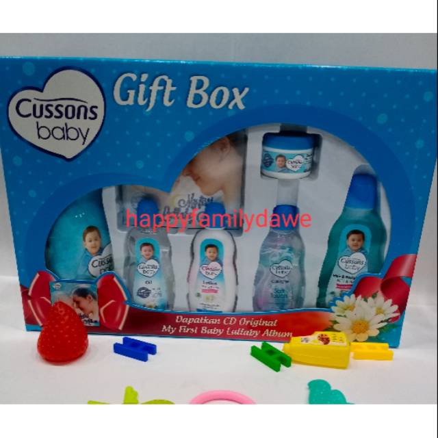 cussons baby gift box peralatan mandi bayi