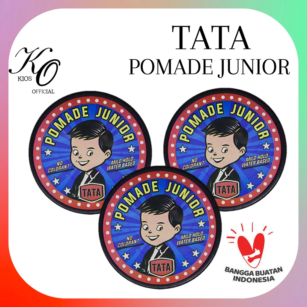 TATA POMADE JUNIOR NO COLORANT/MILD HOLD WATER BASED 75gr