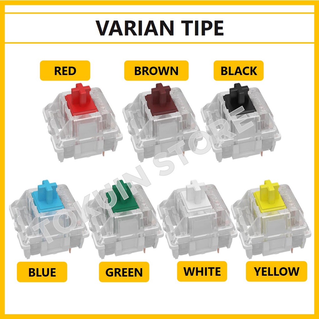 GATERON Mechanical Switch Blue Red Brown Black Green Yellow White Pro