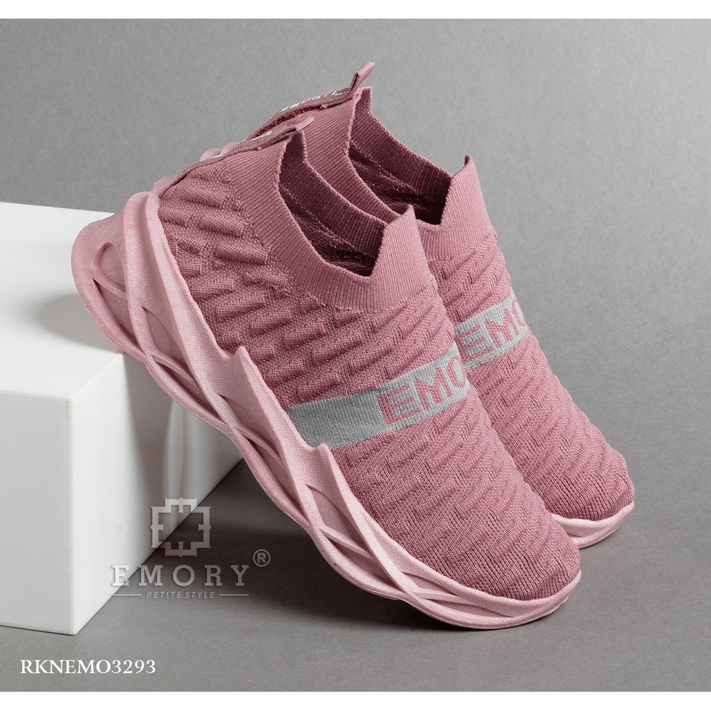 LINKSBANDUNG - EMORY  Flexknit Sneakers Series RKNEMO3293 Sepatu Olahraga Wanita Tanpa Tali Original