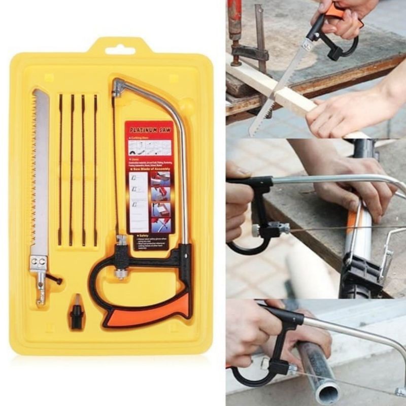 Gergaji Kayu Multifungsi Set 3 Way Blade Magic Saw Serbaguna