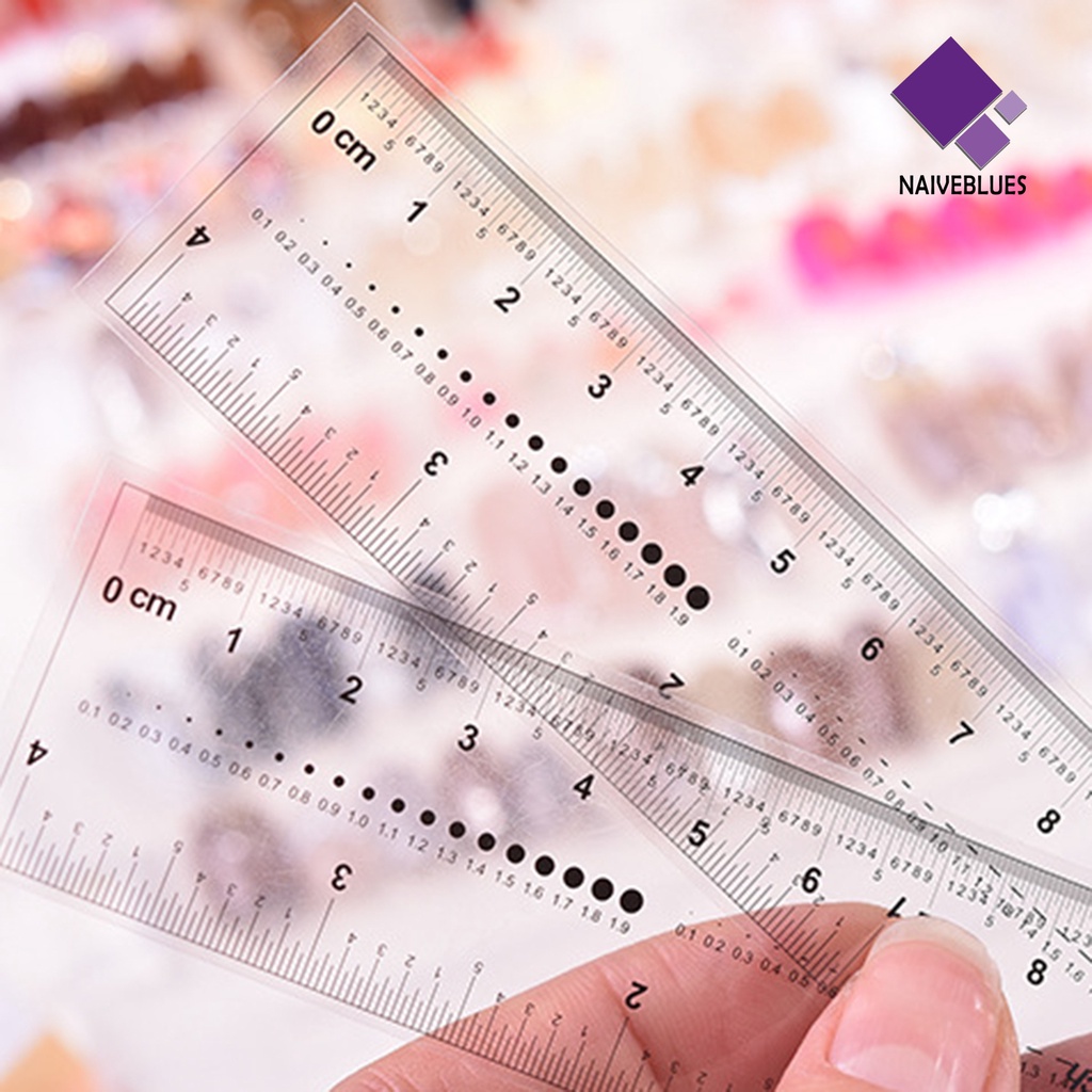 Ornamen Penggaris Kuku Palsu Bahan PVC Anti Air Untuk Manicure