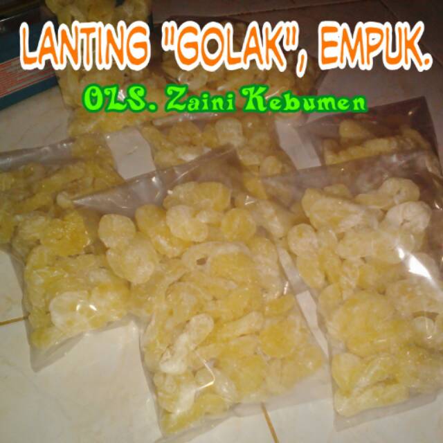 

Lanting GOLAK, 500 gram, empuk, gurih. Khas Kebumen.